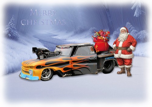 Santa pod christmas xmas - pod,