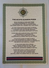 Scots Guards Poem