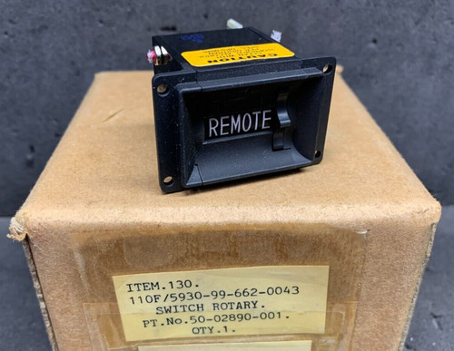 Aircraft rotary switch model - rotary,
