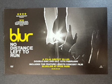 BLUR - NO DISTANCE LEFT TO RUN  Original Magazine Advert 5x8''  M147