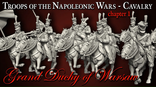 Napoleonic polish cavalry 3d - napoleonic,