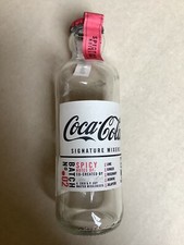 Coca-Cola Signature Mixer Spicy Glass Bottle 200ml empty.