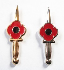 REMEMBRANCE DAGGER LAPEL PIN -
