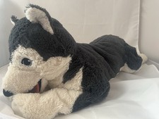 Ikea Soft Toy Cuddly Plush Large Husky Dog Puppy Stuffed Animal Plushie 28” Inch