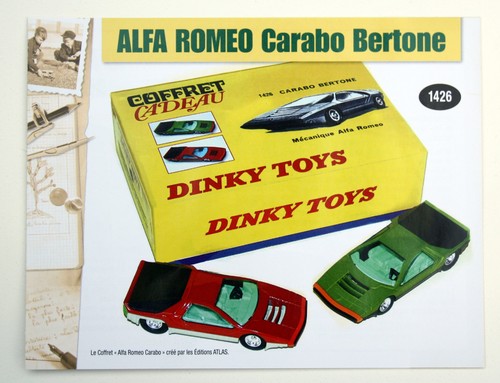 Alfa romeo carabo 1968 dinky - romeo,