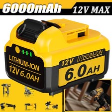 6.0Ah 12V /10.8V Li-ion Battery For Dewalt XR DCB121 DCB123 DCB125 DCB127 DCB120
