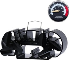 3.9in Height Small Log Burner Fan Stove Fan Fireplace Fan for Wood Burner