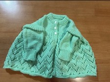 Vintage Hand knitted Green