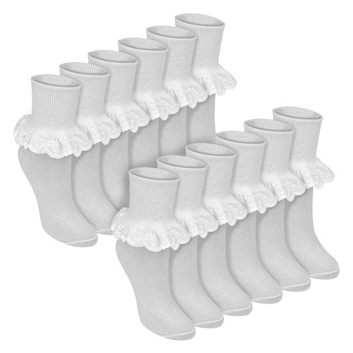 Pack baby girls white - 12,