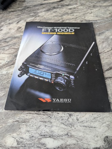 Yaesu 100d sales brochure - yaesu,