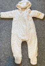 Baby GAP Pramsuit Teddy Fleece