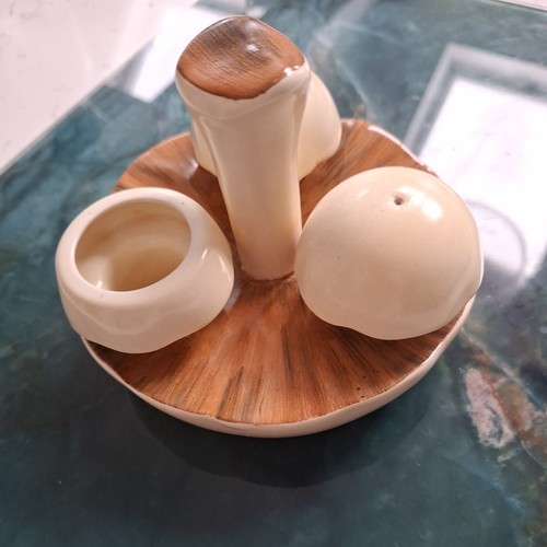 Carlton ware mushroom salt - carlton,