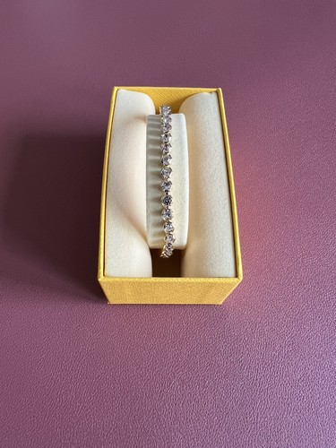 Diamond tennis bracelet yellow - bracelet,