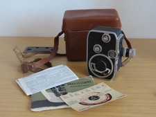 BP418: Paillard Bolex C8 Cine Camera Black Silver