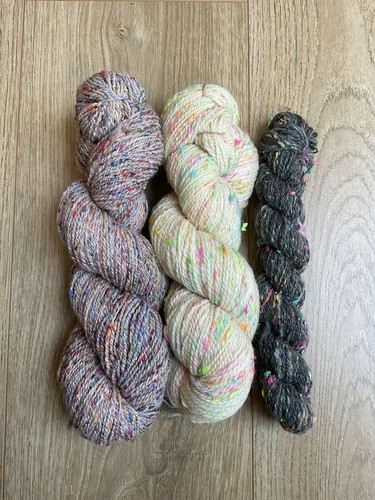 Multicolour hand dyed handspun - hand,