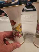 caverswall England 5" bud vases