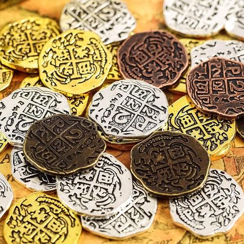 Hicarer pieces gold metal - pieces,