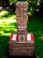 Giant Jenga  game - wedding