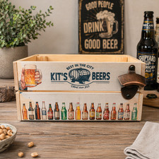 Personalised beer box, beer