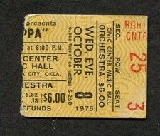 1975 Frank Zappa & The Mothers