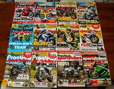 Bundle of 12 Practical Sportsbike magazine - complete year 2017 (issue 75 -  86)