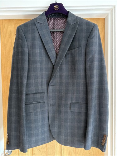 Next men blue checked - next,