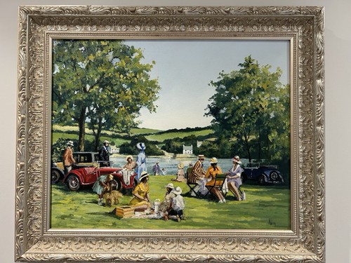Oil painting alan king - oil, by