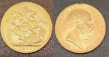 Gold Full Sovereign - 1903 -