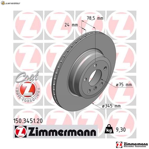 Brake discs 150 3451 for - brake,