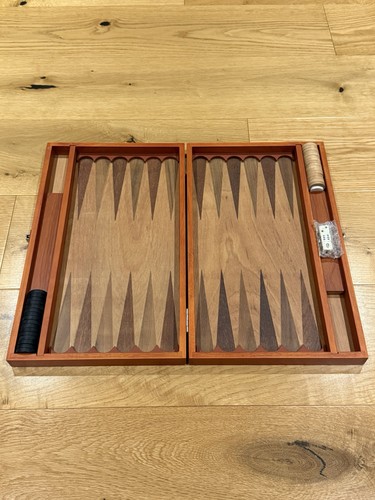 Italian wooden backgammon set - wooden,
