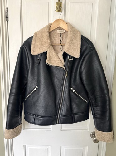 Black cream aviator - &, jacket