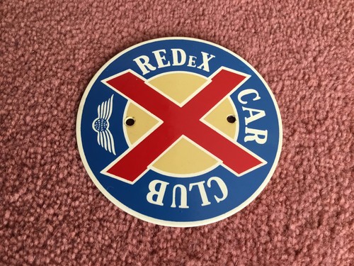 Vintage car badge red - car, badge.(