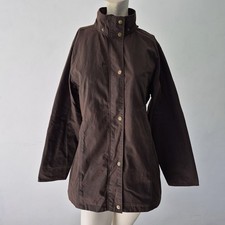 Jack Murphy Wax Jacket Brown Size 12 Tartan Lined Country Outdoor Coat