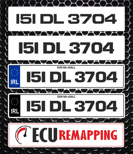 Show custom number plate for - show,