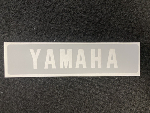 Yamaha seat stencil - seat, logo