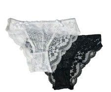 Women Sheer Lace Briefs Ladies