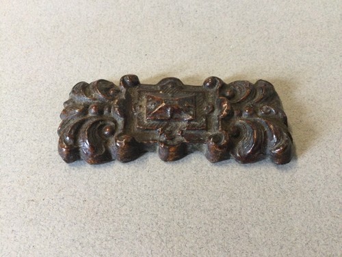 Antique salvaged finial carved - salvaged,