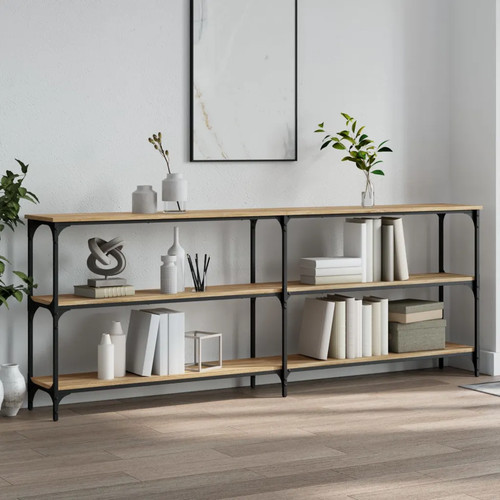 Walplus sonoma oak console - walplus,
