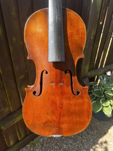 Old interesting violin - old,