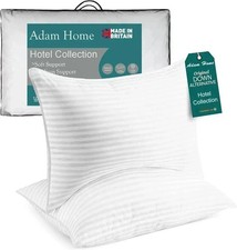 Hotel Quality 2,4 Packs Bounce Back Pillows Anti Allergic Bedding Stripe Pillows