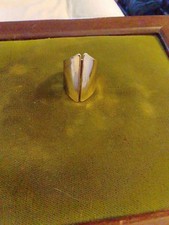 Minimalist Brutalist Gold-Tone