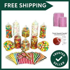 10 Plastic Sweet Jars, 5