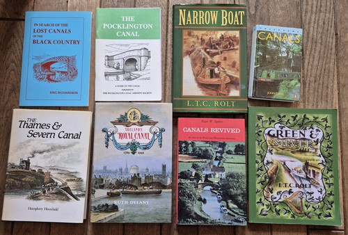 Canal waterway books - canal,,