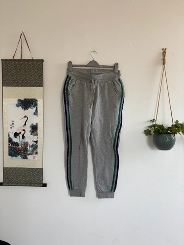 Grey joggers with - , velvet