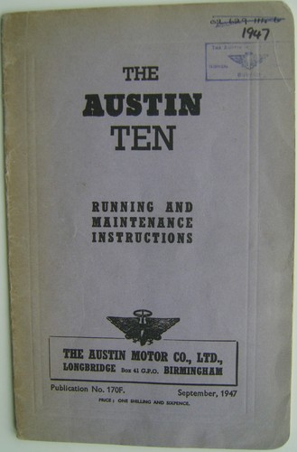 Austin ten 1947 - ten,
