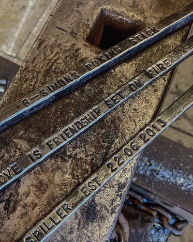 Personalised fire poker - fire, –