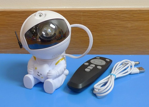 Astronaut spaceman nebula lamp - nebula,