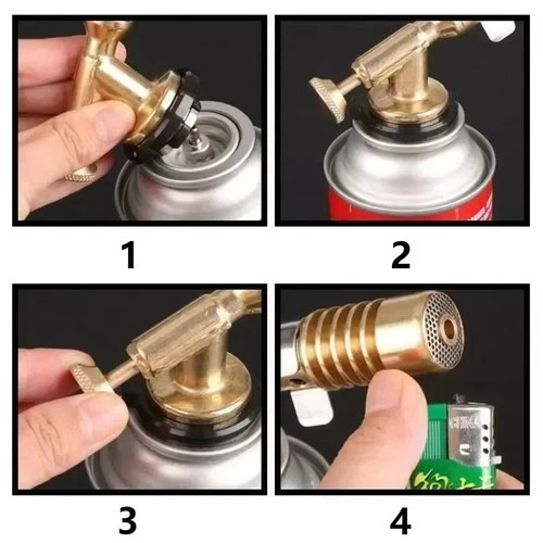 Butane gas blow torch burner - blow,