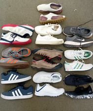 Job Lot Used Trainers Men/Womens x10 Pairs Nike / Adidas / Timberland / Sketcher
