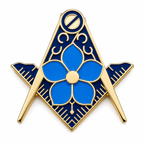 Masonic flower the square - masonic, in